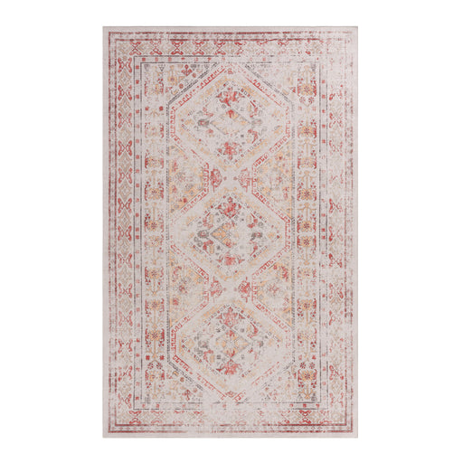 Maval - 6' X 9' Washable Area Rug - Beige - R&R Furniture Gallery (Fountain Valley, CA)