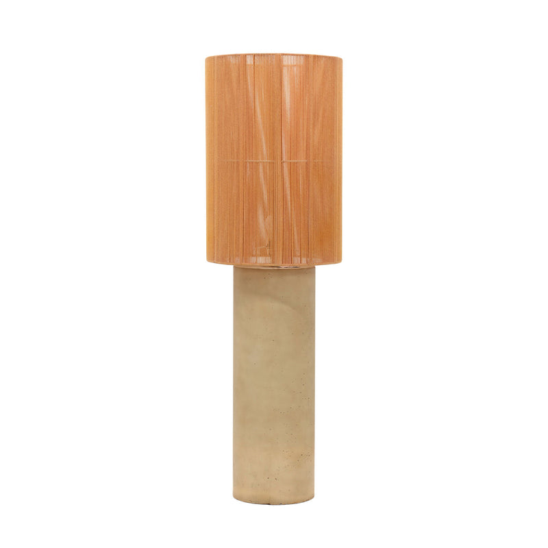 Concrete floor lamp by TOV Furniture with a modern, minimalist design and a cylindrical base in a neutral concrete finish.