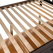 Solid L Shaped Bunk Bed With 3 Drawers, Ladder And Staircase - R&R Furniture Gallery (Fountain Valley, CA)