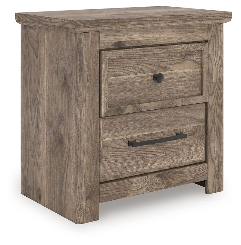 Rusticott - Two Drawer Night Stand - Brown - R&R Furniture Gallery (Fountain Valley, CA)