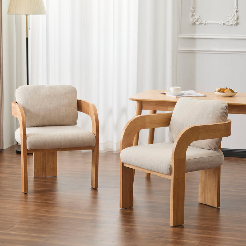 Dining Chairs With Pillow Back (Set of 2) - R&R Furniture Gallery (Fountain Valley, CA)