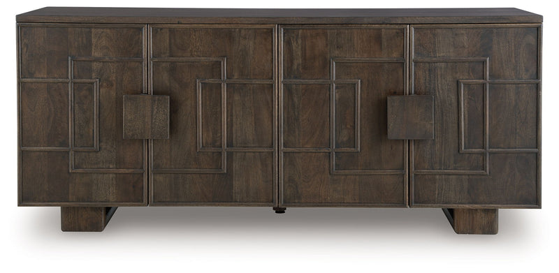 Cato - Accent Cabinet - Dark Brown - R&R Furniture Gallery (Fountain Valley, CA)