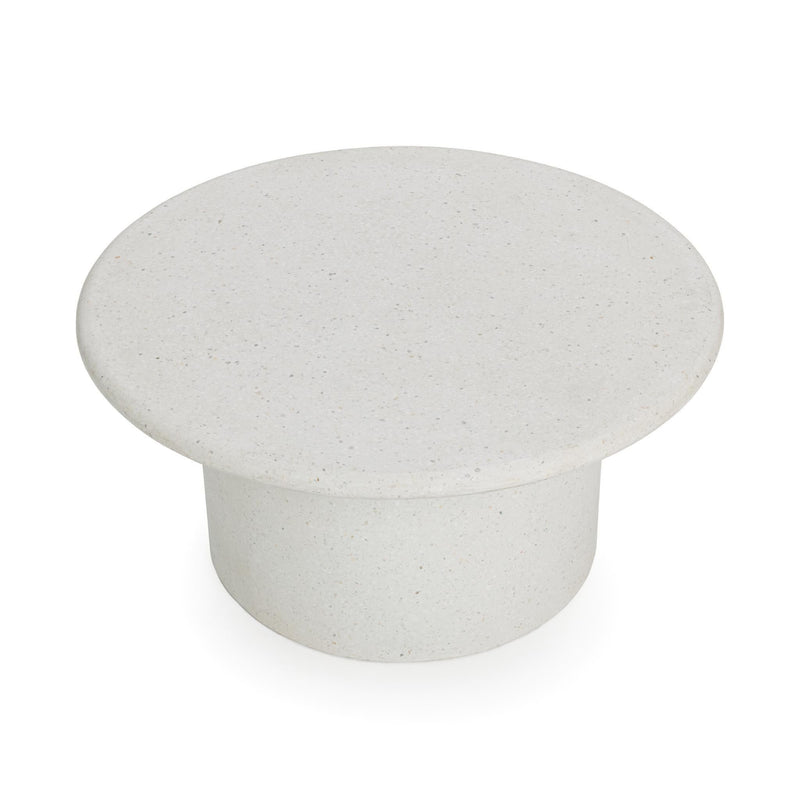 Nysa - Outdoor Round End Table - R&R Furniture Gallery (Fountain Valley, CA)