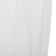 Outdoor lightweight concrete side table in antique white by Noble House, featuring a sturdy round design suitable for outdoor decor.
