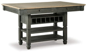 Tyler Creek - Rectangular Dining Room Counter Table - Black / Gray - R&R Furniture Gallery (Fountain Valley, CA)