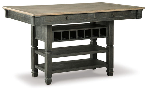 Tyler Creek - Rectangular Dining Room Counter Table - Black / Gray - R&R Furniture Gallery (Fountain Valley, CA)
