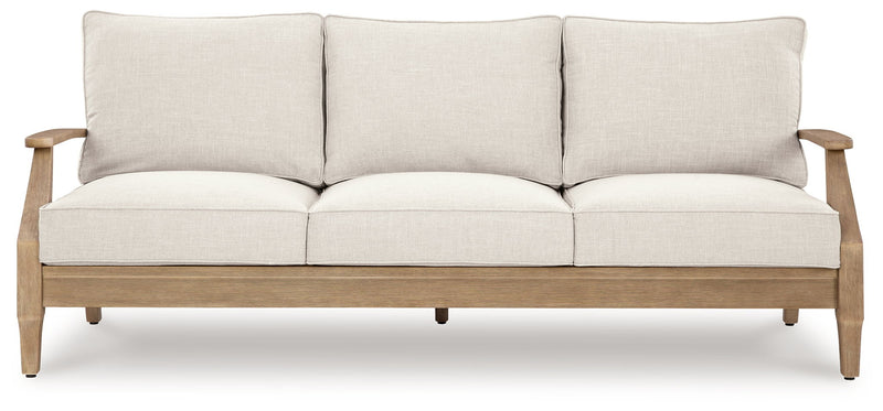 Carter Hall - Sofa With Cushion - Beige - R&R Furniture Gallery (Fountain Valley, CA)