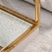 Savannah Breeze - End Table - Bright Gold - R&R Furniture Gallery (Fountain Valley, CA)