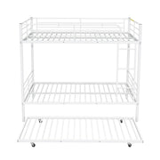 Steel construction bunk bed by DreamHaus with sturdy frame and space-saving design, featuring two sleeping levels in a modern style.