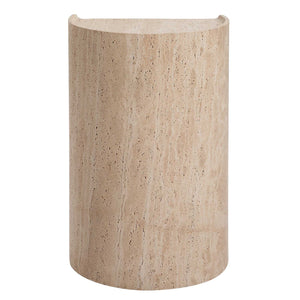 Basilica - Accent Table - Brown / White