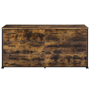Juvanth - Dresser - Rustic Oak & Black - R&R Furniture Gallery (Fountain Valley, CA)