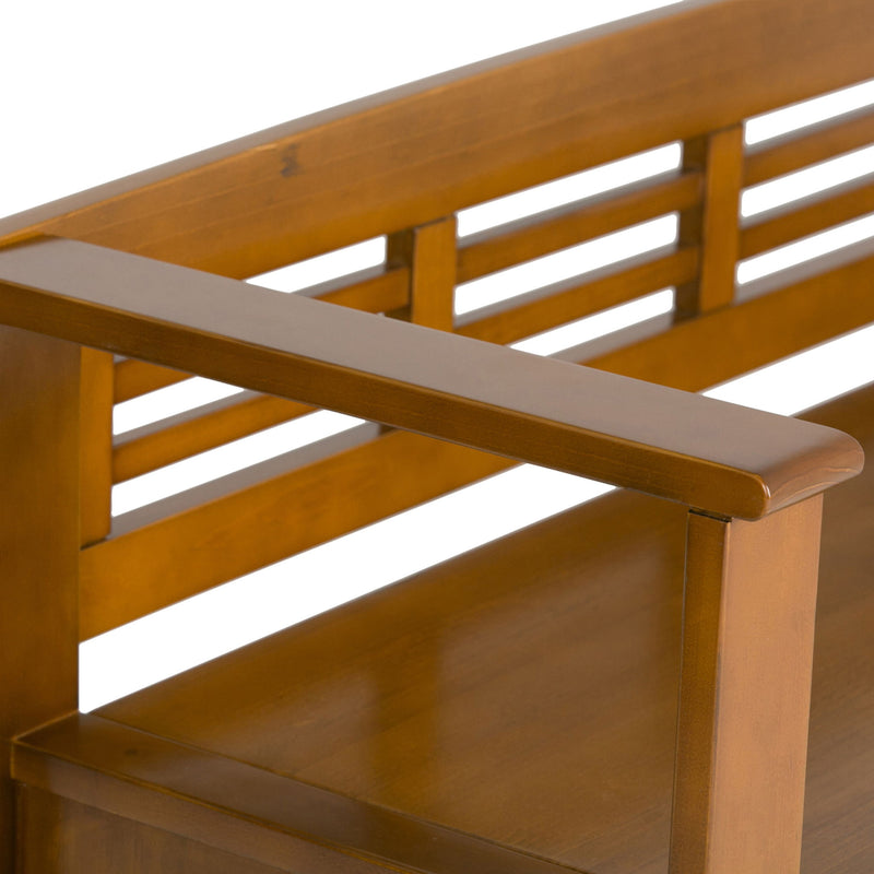Adams - Entryway Storage Bench Handcrafted - R&R Furniture Gallery (Fountain Valley, CA)