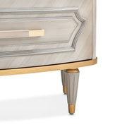 St. Charles - Display Cabinet - Dove Gray - R&R Furniture Gallery (Fountain Valley, CA)