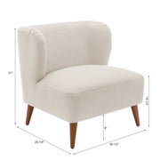 Veda - Accent Chair - White - R&R Furniture Gallery (Fountain Valley, CA)