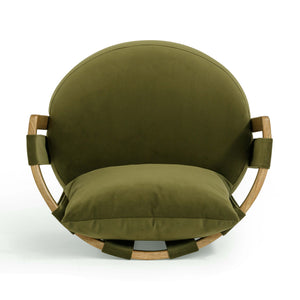 Paolo - Textured Weave Swivel Chair - R&R Furniture Gallery (Fountain Valley, CA)