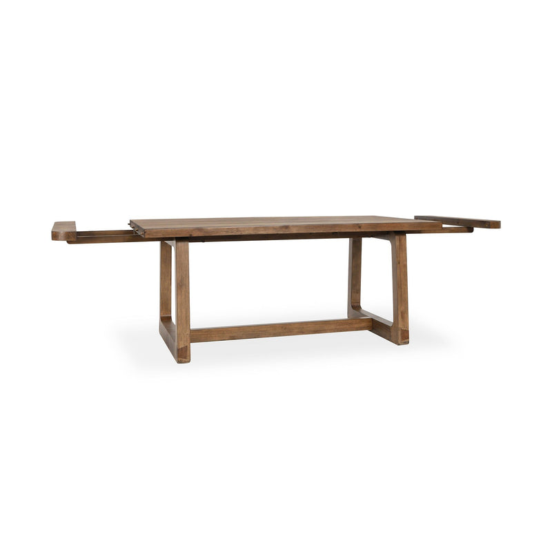 Lyra - Dining Table With Extensions - Smoke Brown