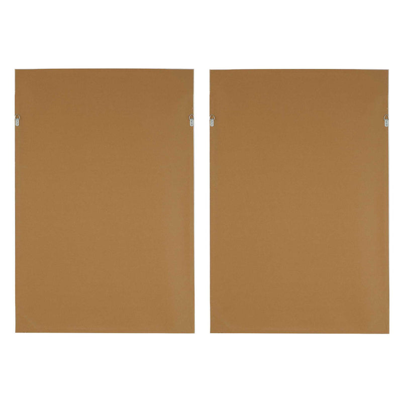 Velocity - Framed Abstract Prints (Set of 2) - Brown / Green / Red / White