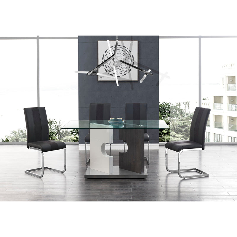 Iris - Dining Table - Gray - R&R Furniture Gallery (Fountain Valley, CA)