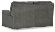 Bindura - Glider Loveseat - Mineral - R&R Furniture Gallery (Fountain Valley, CA)