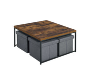 Caitlin - Wood Grain 5 Piece Coffee Table (Set of 5) - R&R Furniture Gallery (Fountain Valley, CA)