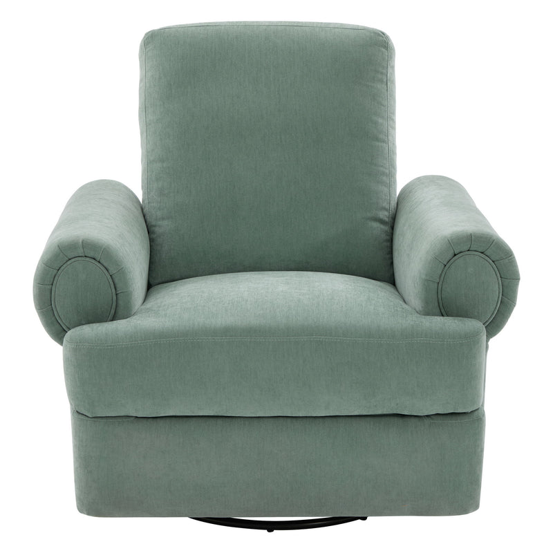 Manual Swivel Recliner Rocker Chair With Adjustable Backrest - R&R Furniture Gallery (Fountain Valley, CA)