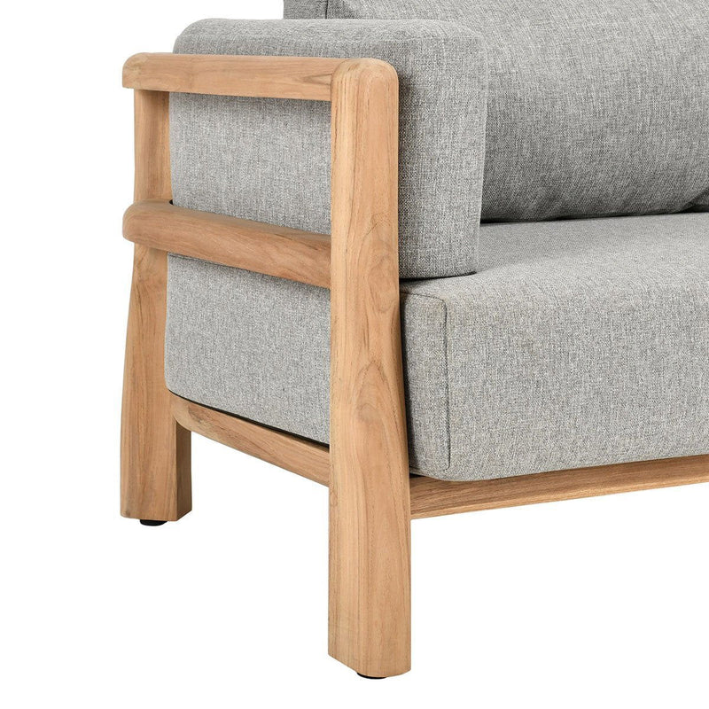 Aston - Outdoor Sofa - Natural / Gray - R&R Furniture Gallery (Fountain Valley, CA)
