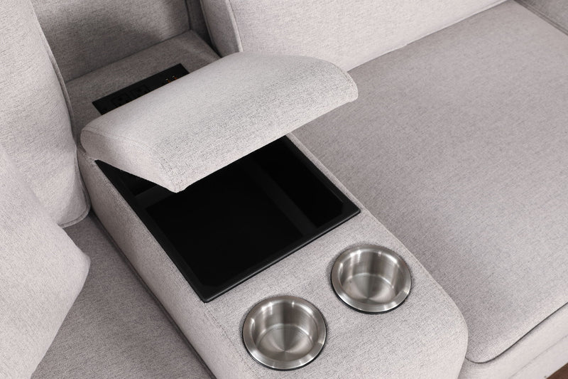 Tina - 8 Piece Upholstered Sectional With Ottoman - R&R Furniture Gallery (Fountain Valley, CA)