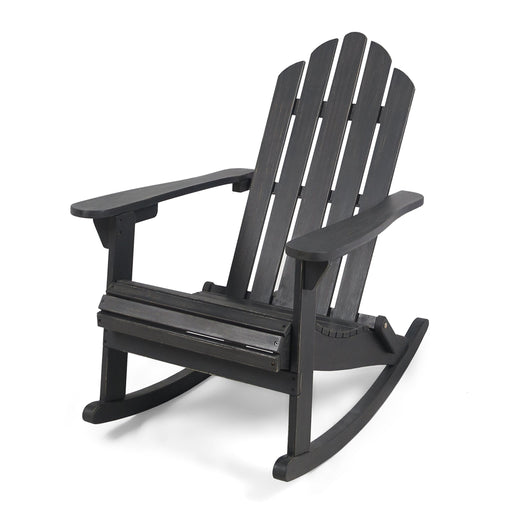 Echoes - Outdoor Acacia Wood Adirondack Rocking Chair - R&R Furniture Gallery (Fountain Valley, CA)