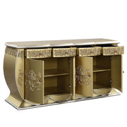 Bernadette - Server - Gold - R&R Furniture Gallery (Fountain Valley, CA)