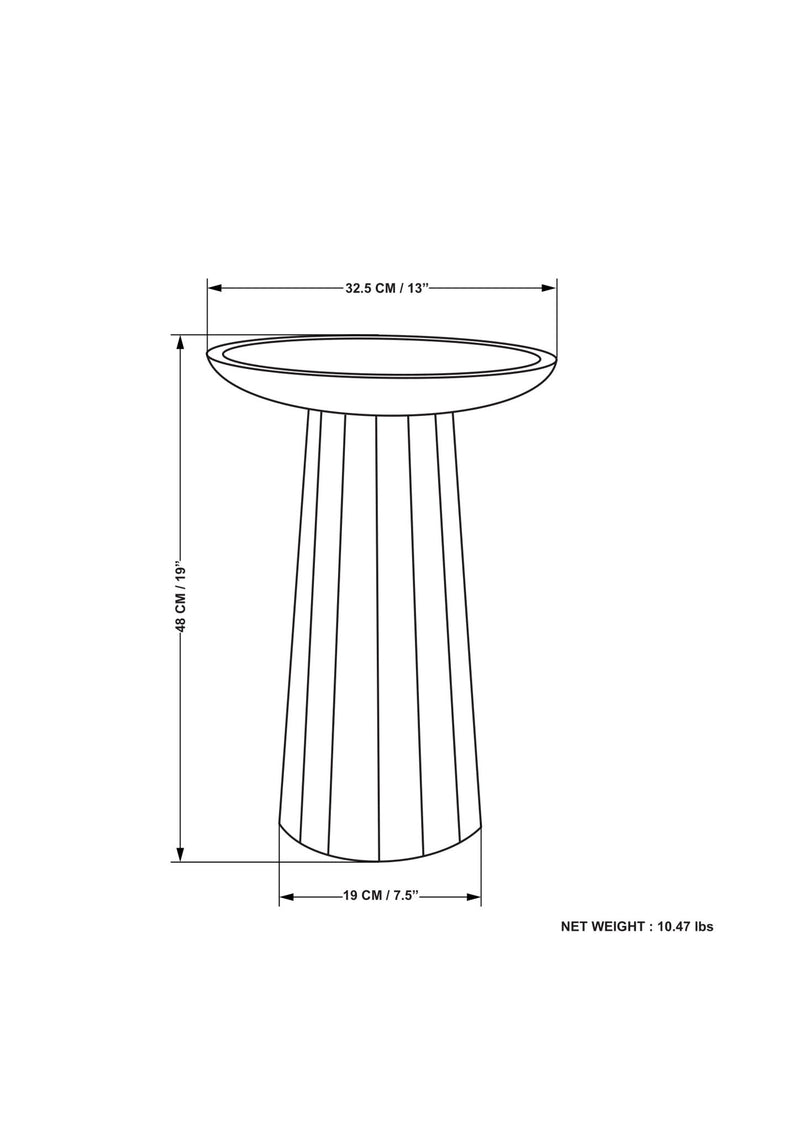 Dayton - Handcrafted Wooden Accent Table - R&R Furniture Gallery (Fountain Valley, CA)