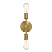 Reverie - Double Lights Bathroom Wall Sconce Over Mirror - Clear / Gold - R&R Furniture Gallery (Fountain Valley, CA)
