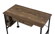 Endang - Writing Desk - Weathered Oak & Black - R&R Furniture Gallery (Fountain Valley, CA)