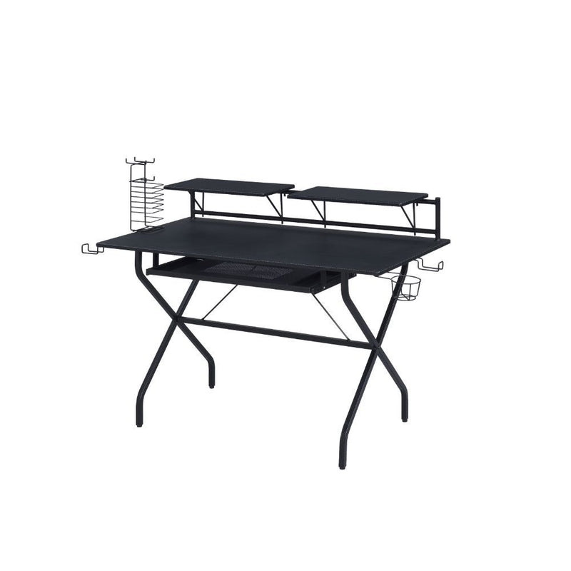 Hartman - Gaming Desk - Black - R&R Furniture Gallery (Fountain Valley, CA)