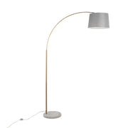 Lumi Source March contemporary floor lamp with elegant finish, featuring a sleek design and modern lighting for living room decor.