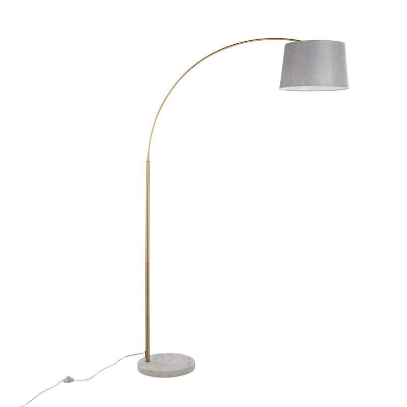Lumi Source March contemporary floor lamp with elegant finish, featuring a sleek design and modern lighting for living room decor.