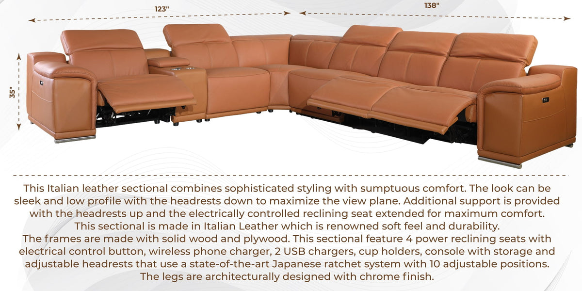 9762 - Power Reclining Sectional - R&R Furniture Gallery (Fountain Valley, CA)