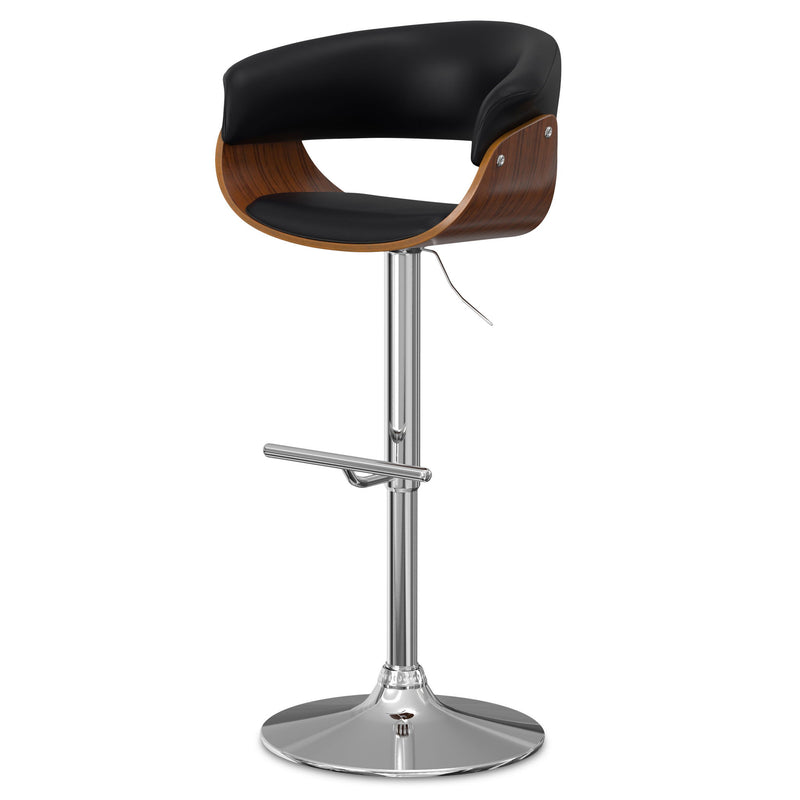 Sheldon - Upholstered Adjustable Swivel Bar Stool - R&R Furniture Gallery (Fountain Valley, CA)