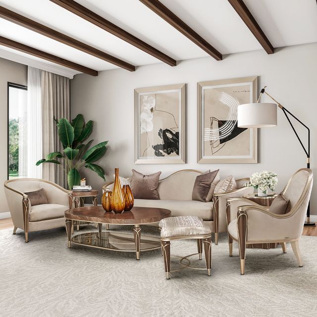 Villa Cherie - Ottoman - R&R Furniture Gallery (Fountain Valley, CA)