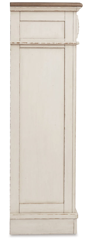 Realyn - Five Drawer Chest - White / Brown / Beige - R&R Furniture Gallery (Fountain Valley, CA)