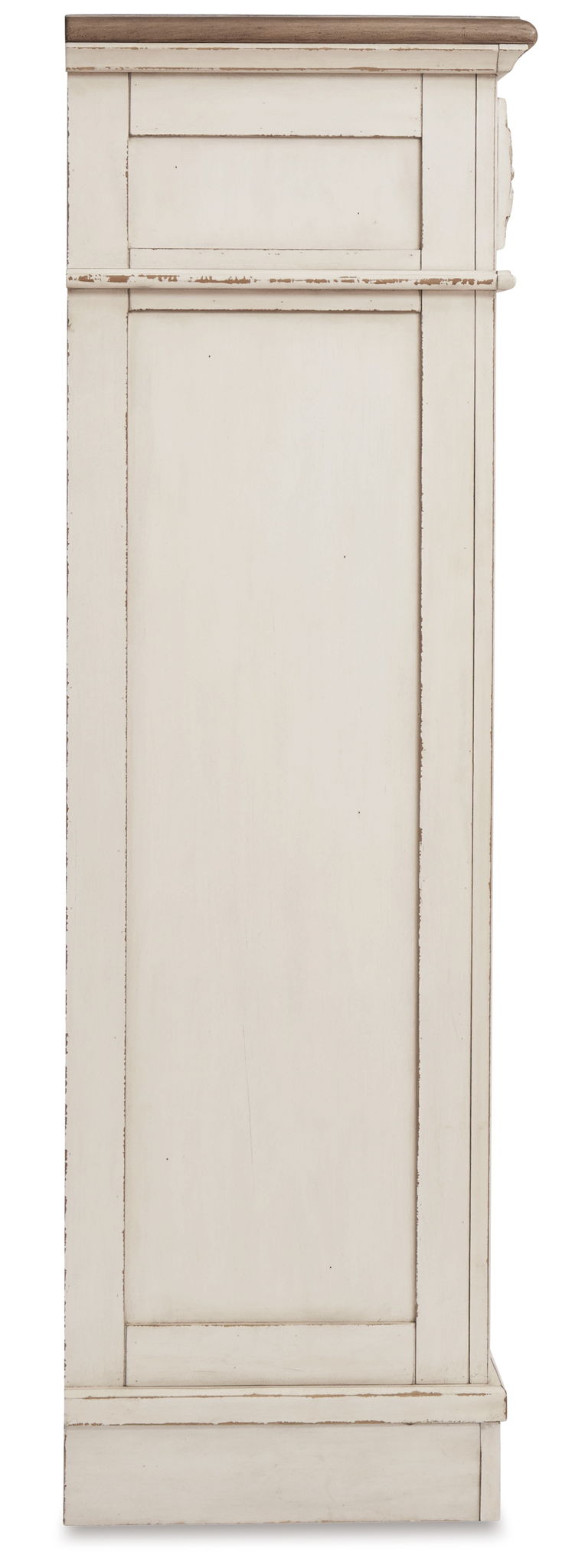 Realyn - Five Drawer Chest - White / Brown / Beige - R&R Furniture Gallery (Fountain Valley, CA)