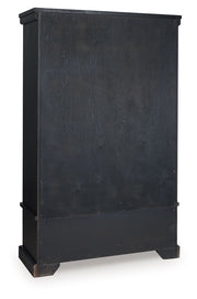 Greddinton - Curio - Black / Brown - R&R Furniture Gallery (Fountain Valley, CA)