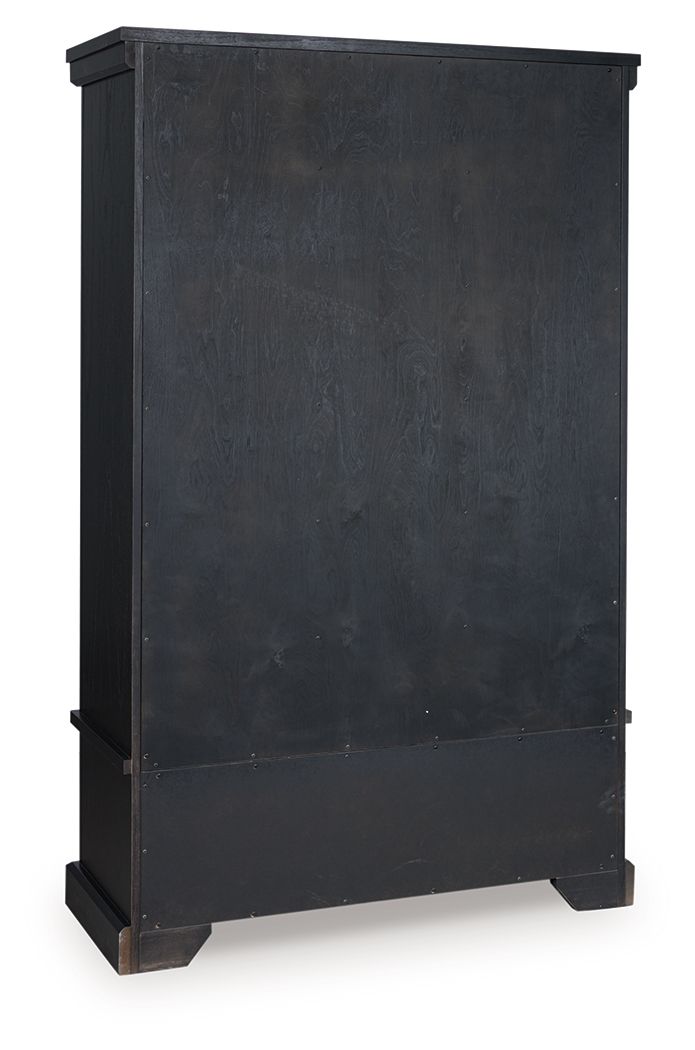 Greddinton - Curio - Black / Brown - R&R Furniture Gallery (Fountain Valley, CA)