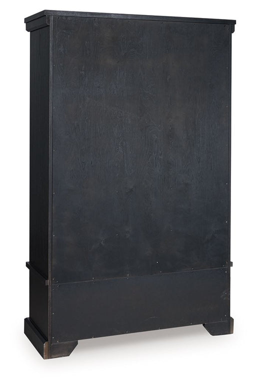 Greddinton - Curio - Black / Brown - R&R Furniture Gallery (Fountain Valley, CA)