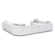 Perry - Modular Large U-Sectional - Cream - R&R Furniture Gallery (Fountain Valley, CA)