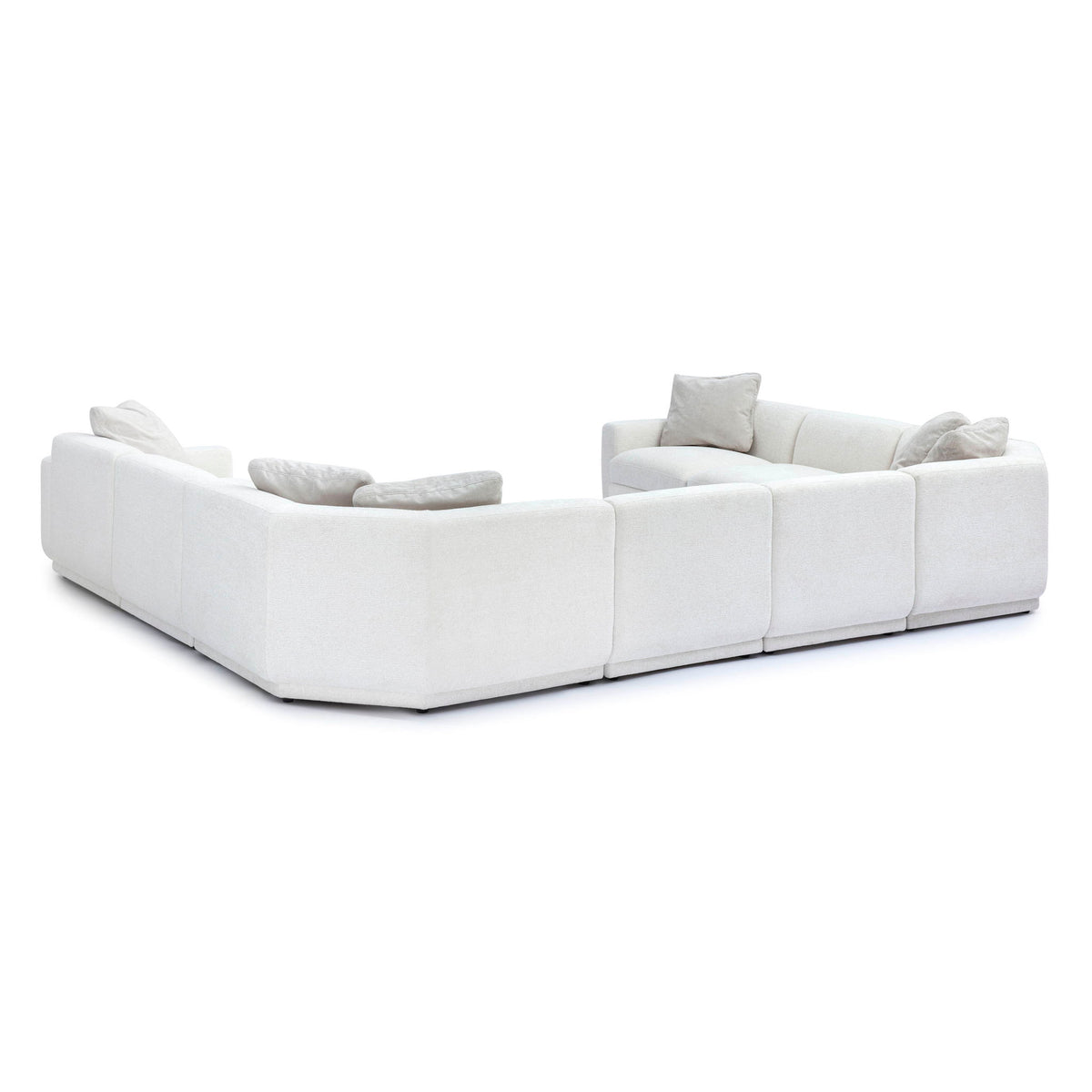 Perry - Modular Large U-Sectional - Cream - R&R Furniture Gallery (Fountain Valley, CA)