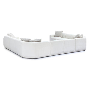 Perry - Modular Large U-Sectional - Cream - R&R Furniture Gallery (Fountain Valley, CA)