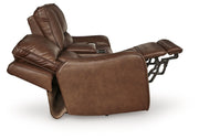 DeepWakes - Power Reclining Loveseat / Console / Adjustable Headrest - R&R Furniture Gallery (Fountain Valley, CA)