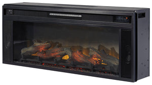 Entertainment Accessories - Fireplace Insert - Rectangular - Black - R&R Furniture Gallery (Fountain Valley, CA)