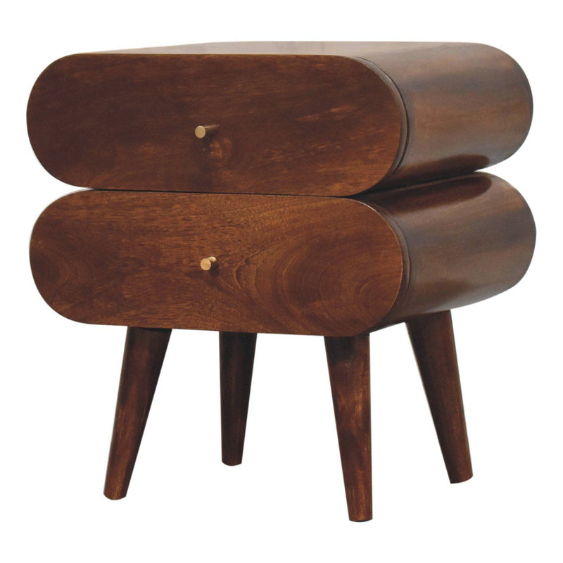 Bubble Nightstand - Brown - R&R Furniture Gallery (Fountain Valley, CA)