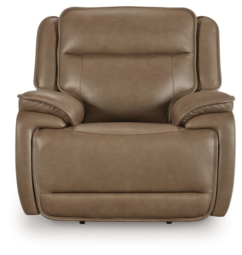 Glencroft - Power Recliner / Adjustable Headrest - Sahara - R&R Furniture Gallery (Fountain Valley, CA)